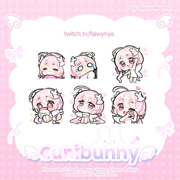 Pack de Emotes - comissions ˚🐾˖